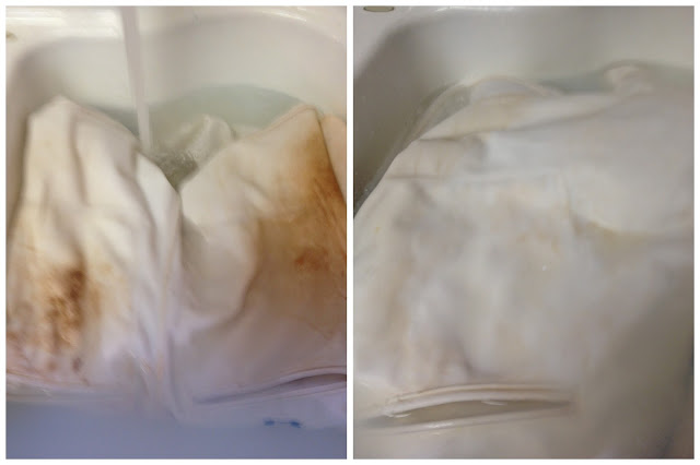 removing red dirt stains from white baseball pants