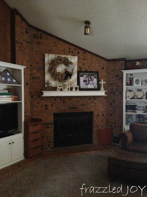 living room fireplace