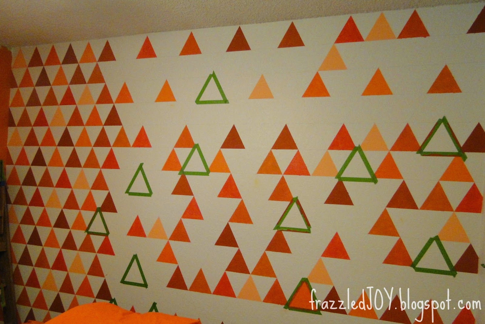 triangle feature wall