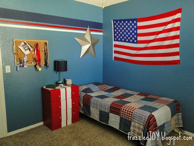 USA themed bedroom