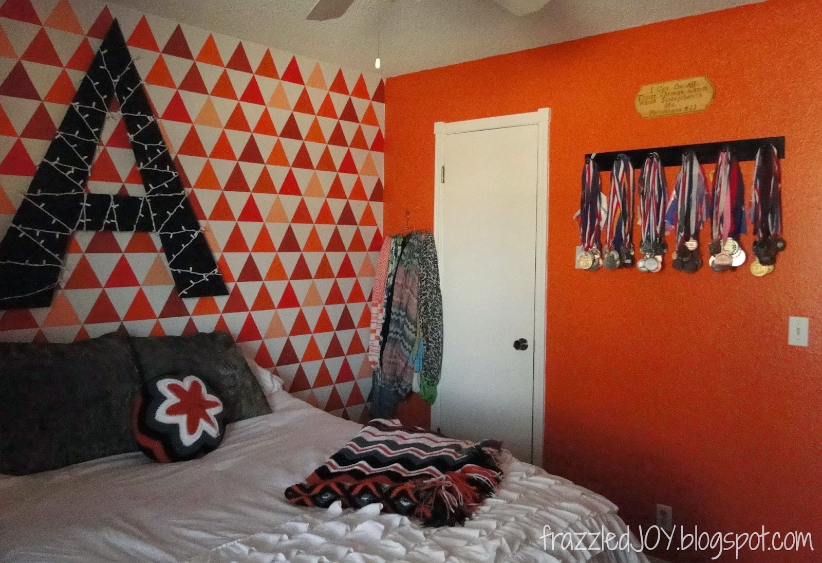 triangle accent wall