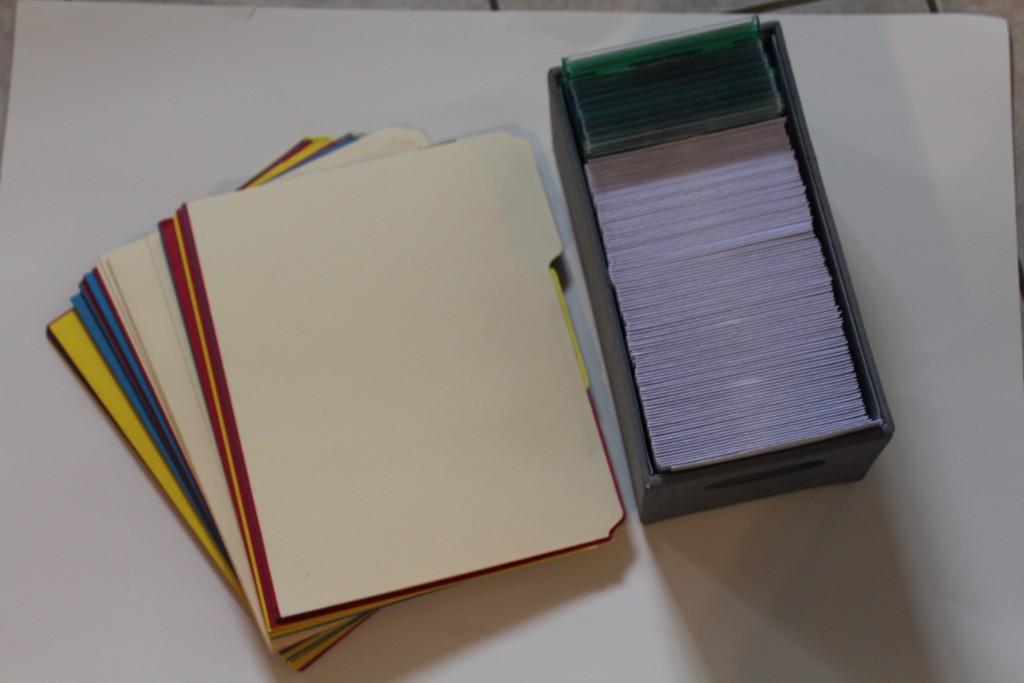 Disc Storage Box Dividers with Index Tabs