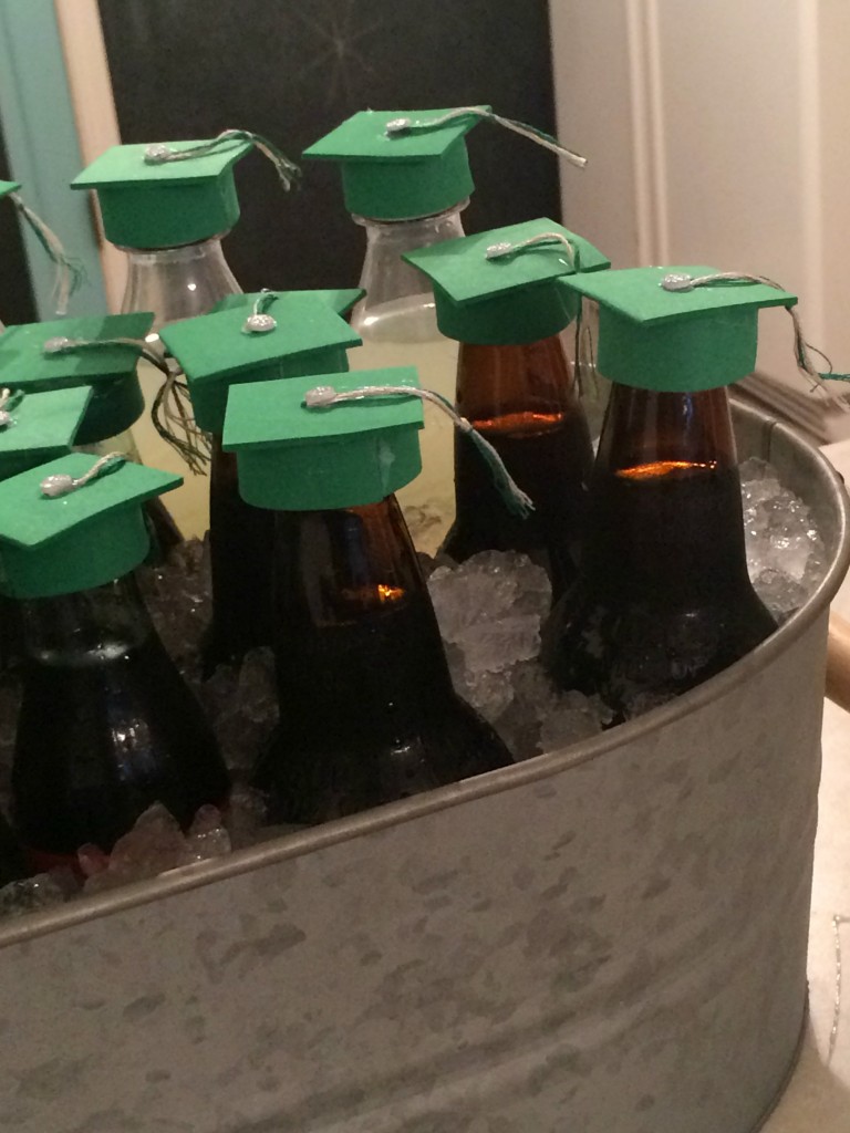 foam graduation cap bottle toppers