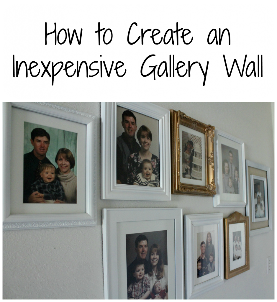 How to Create an Inexpensive Gallery Wall