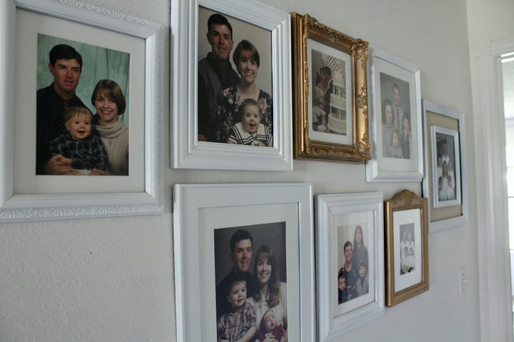 family gallery wall