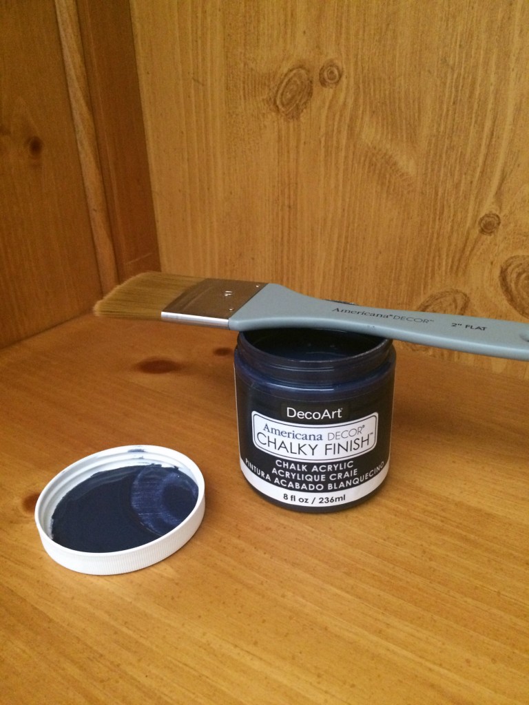 Chalky finish paint