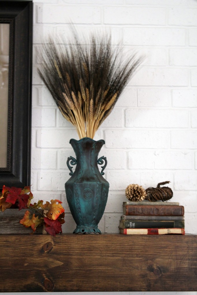 wheat-in-metal-vase