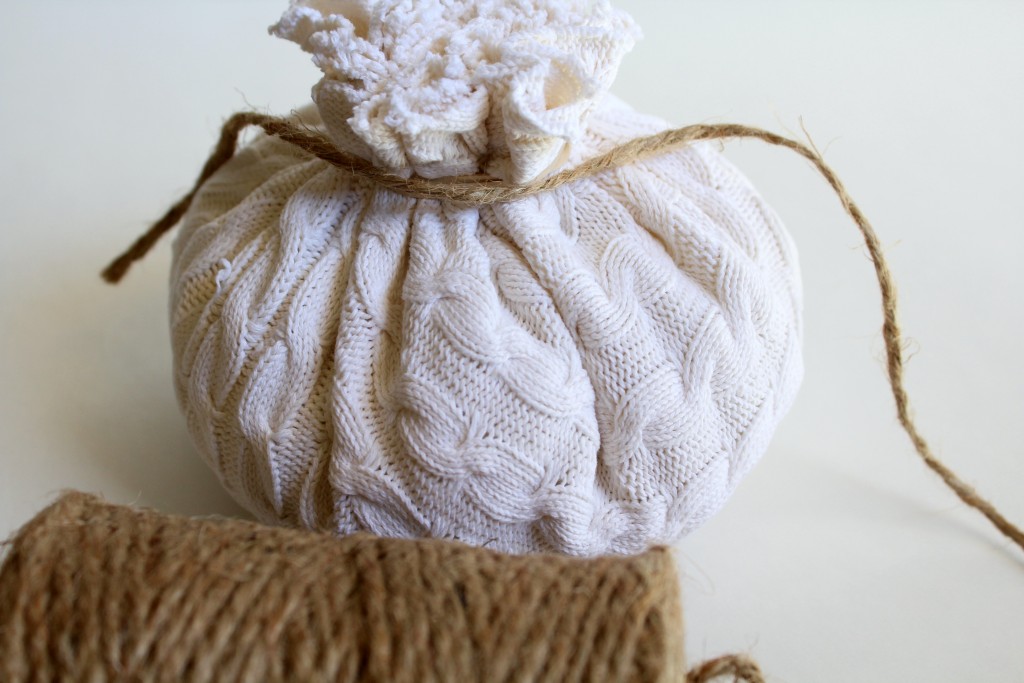 DIY no sew pumpkin