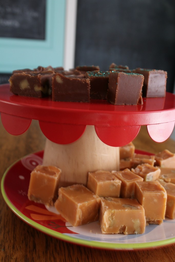 Homemade fudge is a favorite at Christmas.
