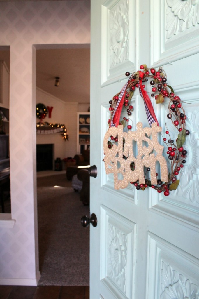 Welcome to our home all decked out for Christmas.