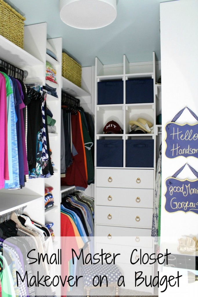 We rebuilt our master closet from the ground up and on a budget!