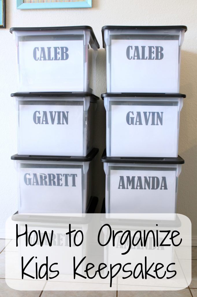 How to Organize Kids Keepsakes