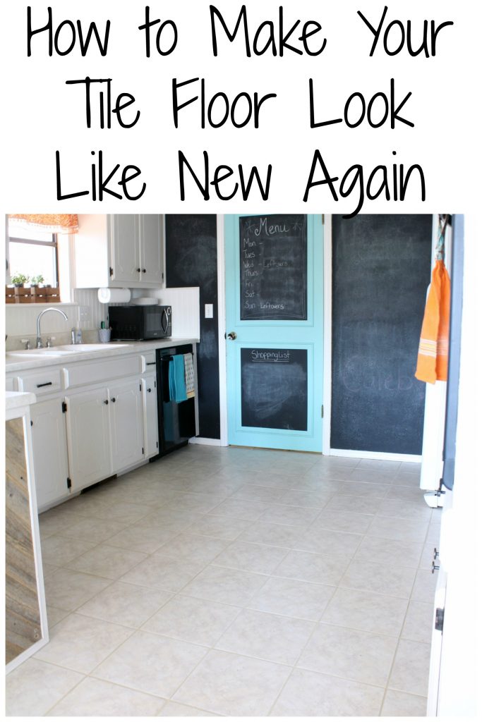 How to make your tile floor look like new again