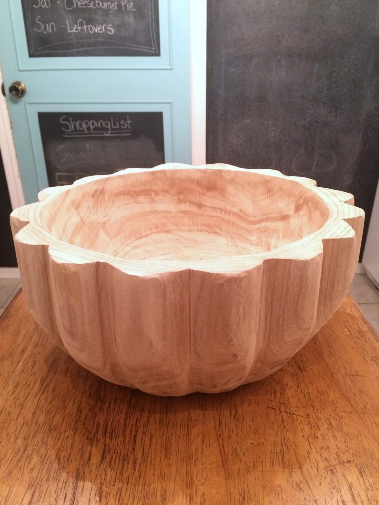 Wood bowl from Magnolia Market