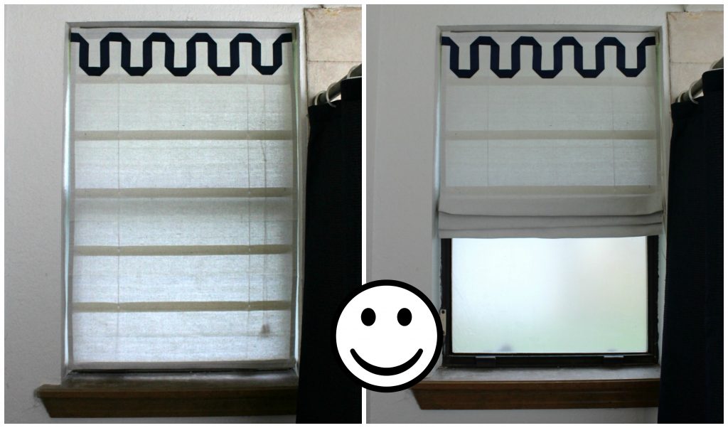 DIY Faux Roman Shade