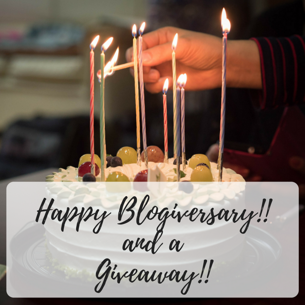 Happy blogiversary giveaway