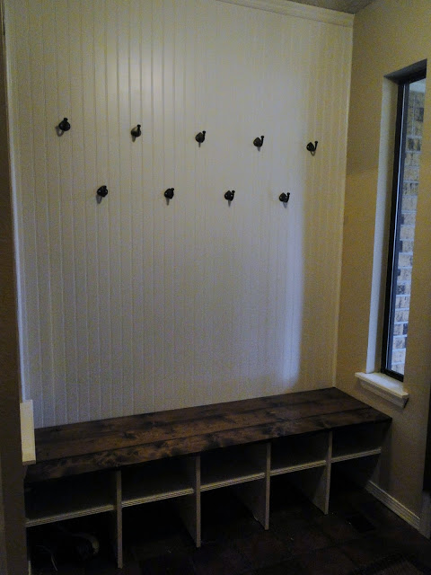 DIY Built-in Drop Zone Mudroom