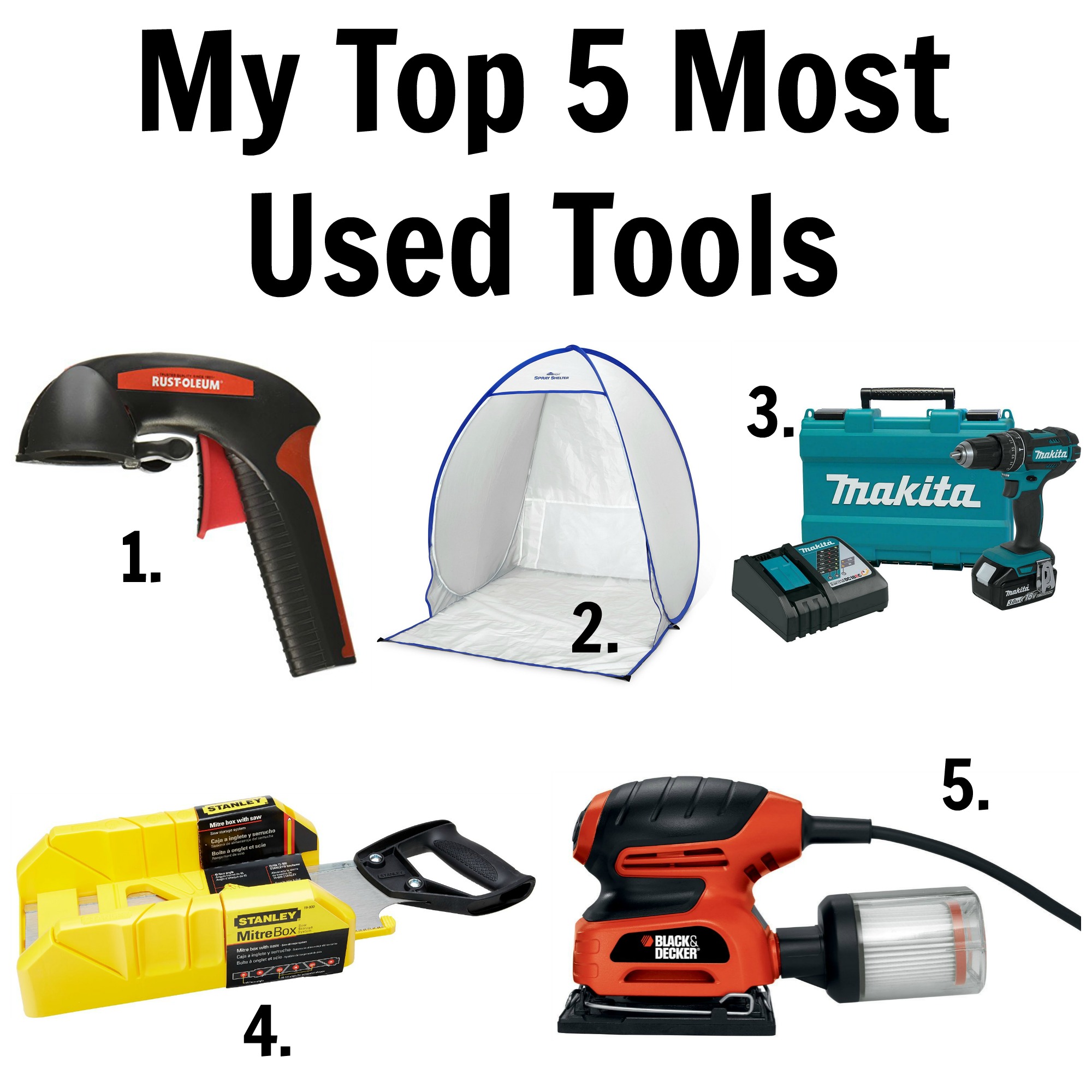 My Top 5 Most Used Tools