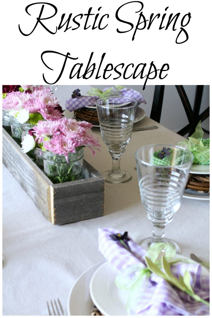 Rustic Spring Tablescape