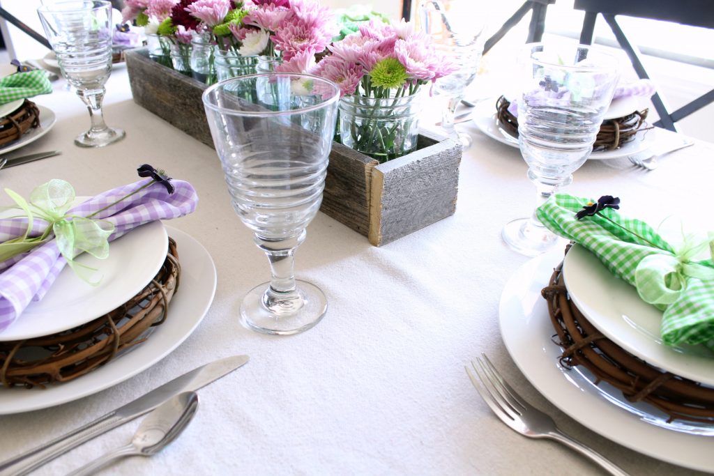 Rustic Spring Tablescape