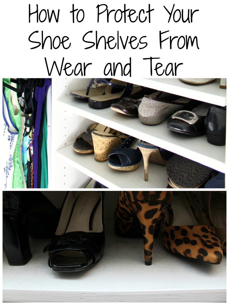 Keep your shoe shelves looking like new