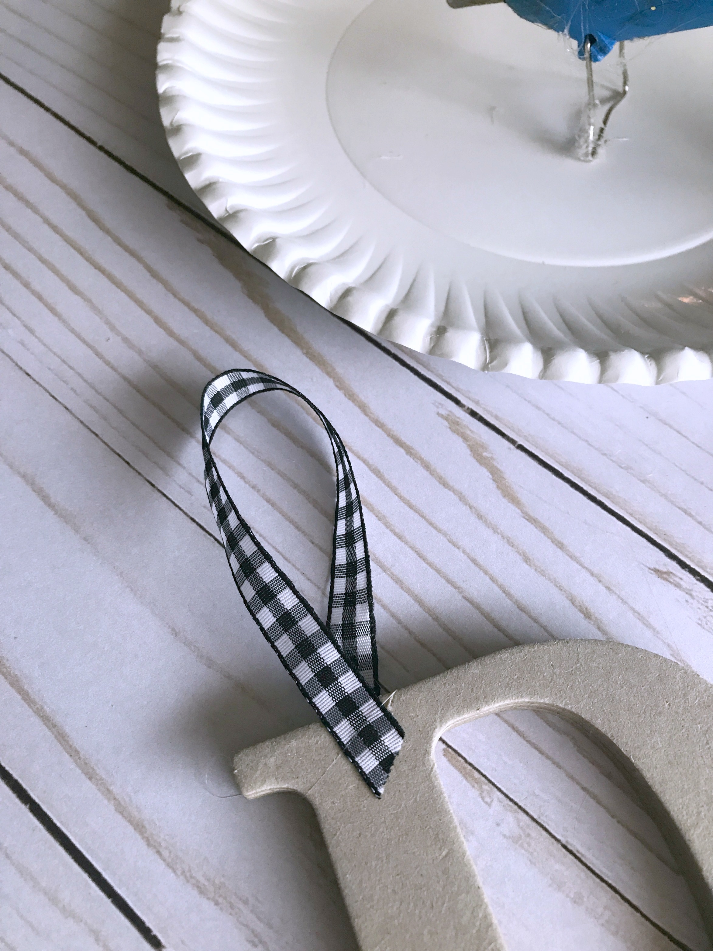 Cable Knit Letter Ornaments