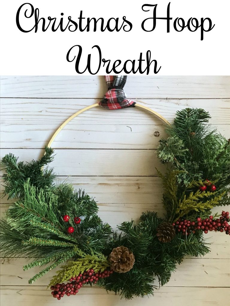 Christmas Hoop Wreath