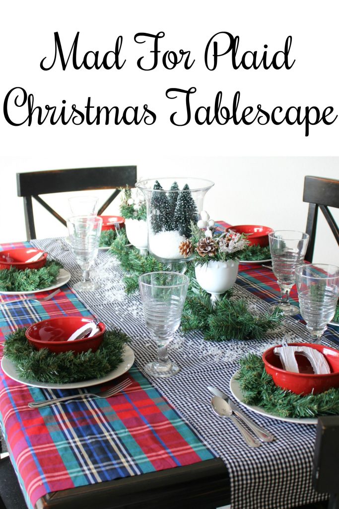 Mad For Plaid Christmas Tablescape
