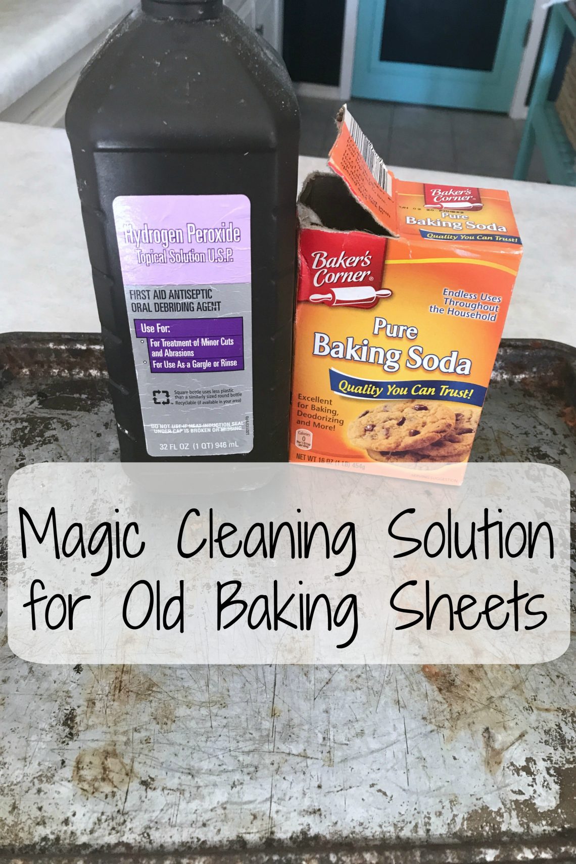 Magic Cleaning Solution for Old Baking Sheets