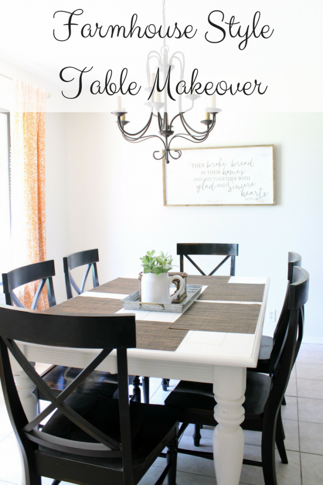 Another Furniture Makeover - The Kitchen Table