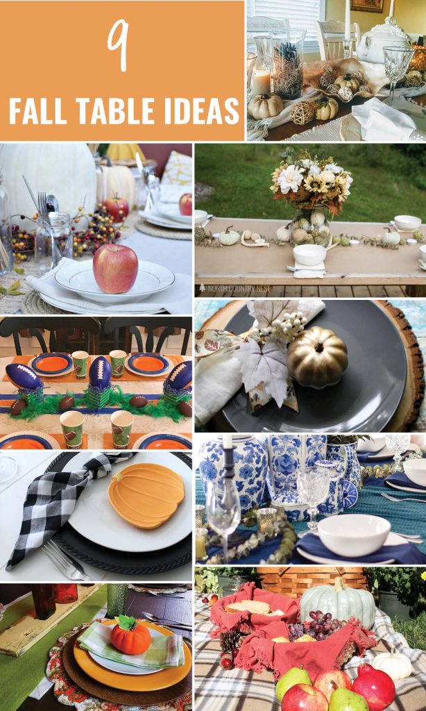 9 Fall Table Ideas