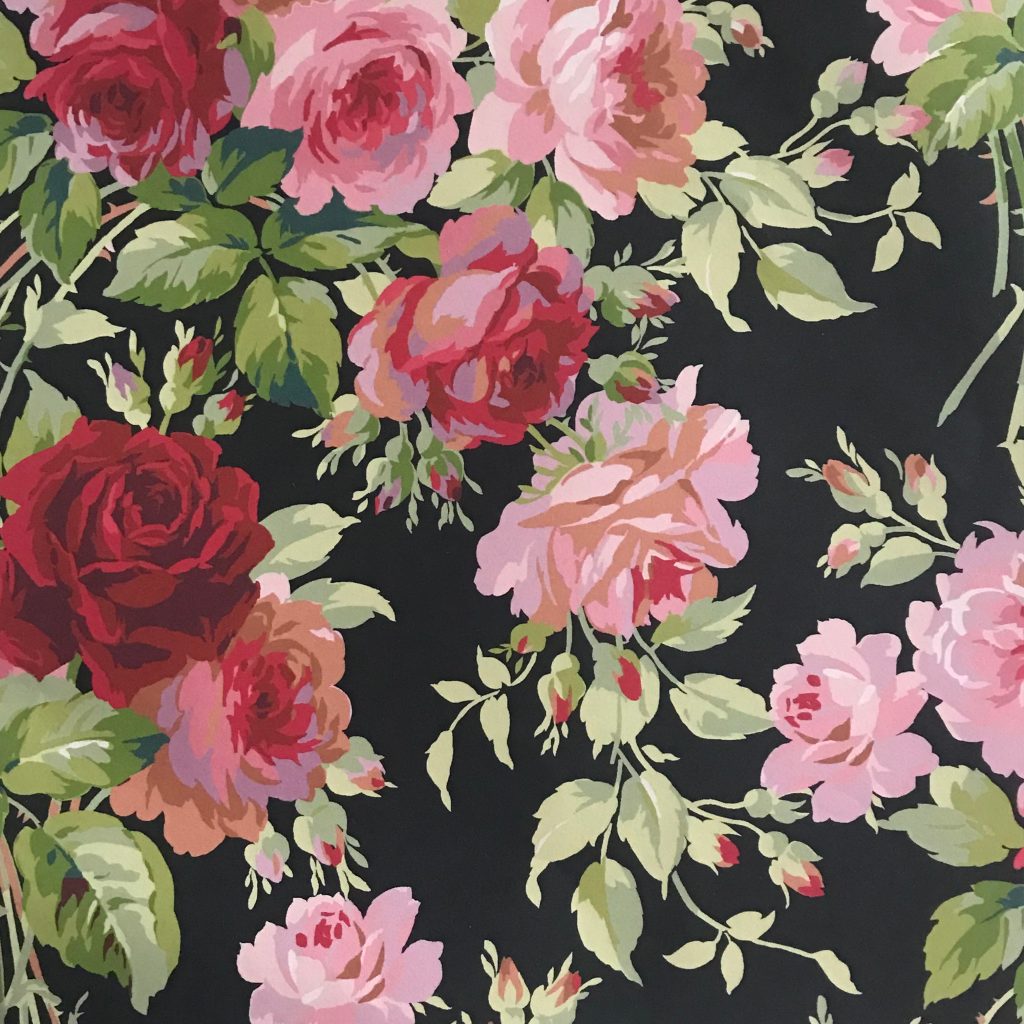 Floral scrapbook paper to pull everything together