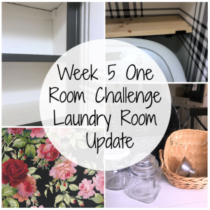 One Room Challenge Week 5 - Laundry Room Update