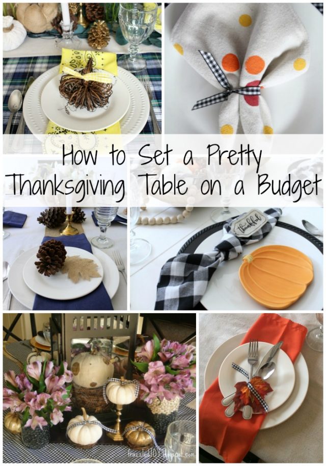 How to Set a Pretty Thanksgiving Table on a Budget