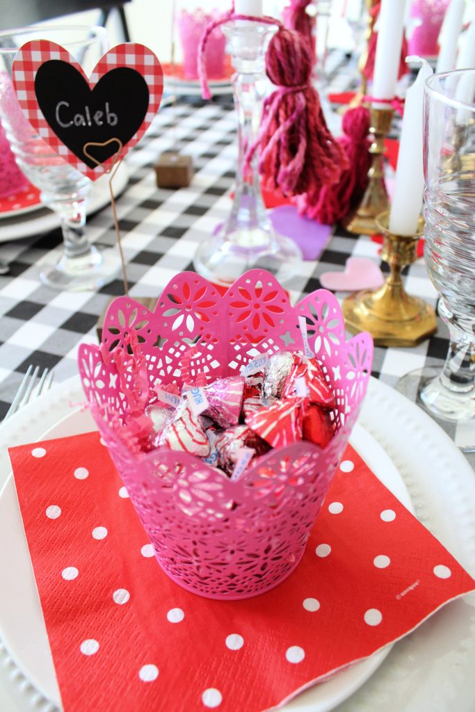 Valentine's Day treat buckets