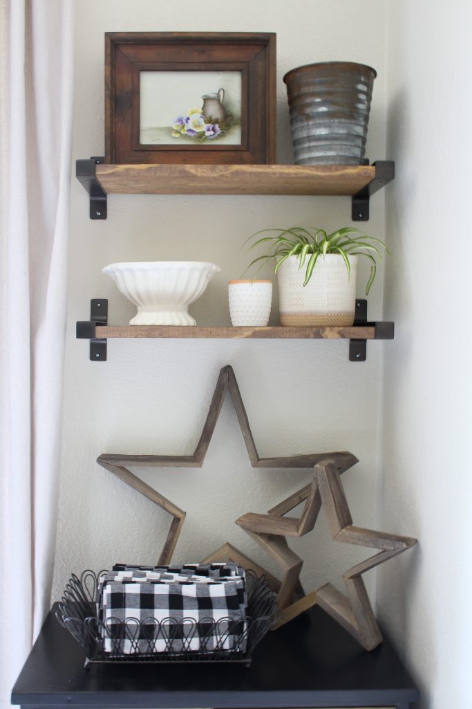Simple Shelf Styling