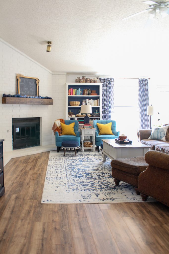 New floors in family room