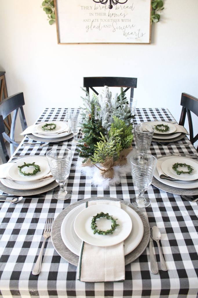 Woodland Christmas Tablescape