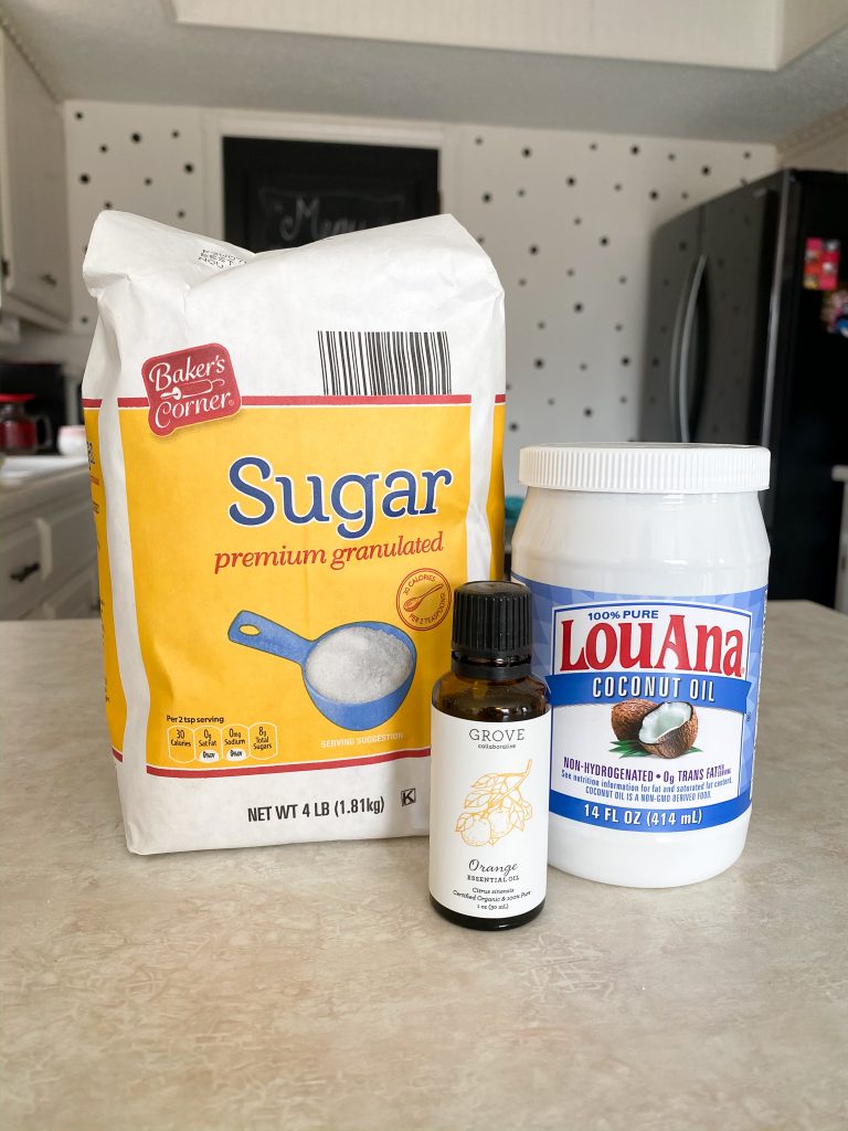 Sugar scrub ingredients