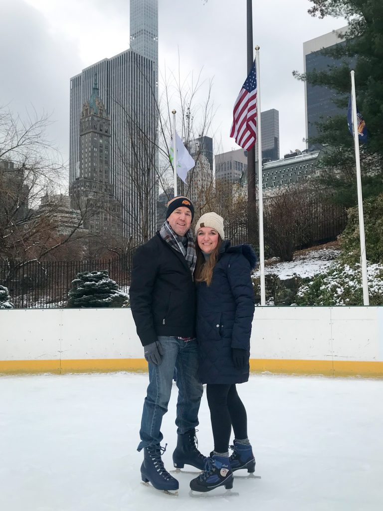 Ice Skating in Central Park