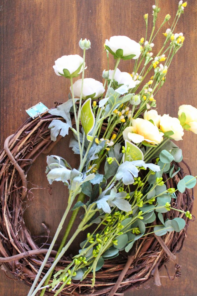 DIY Spring Grapevine Wreath