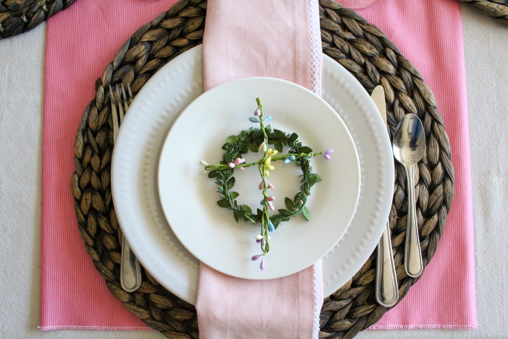 Spring place setting