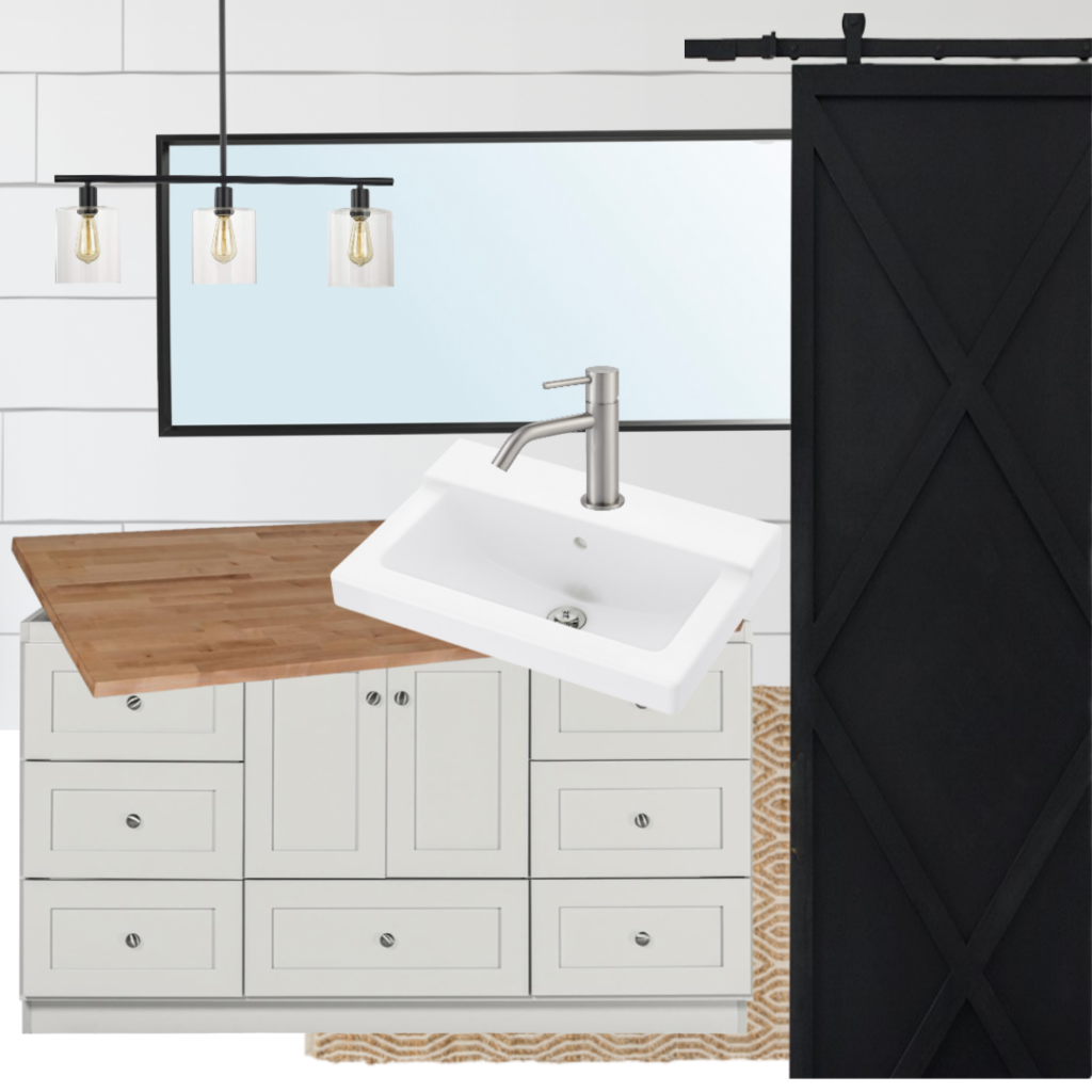 Modern Farmhouse Bathroom Plan