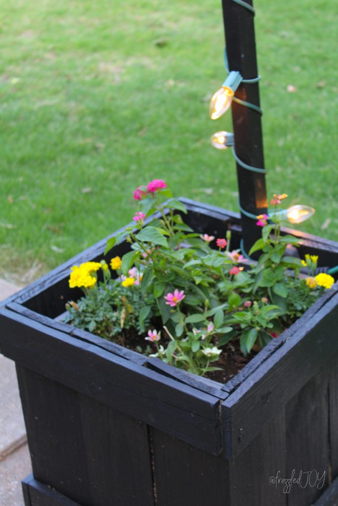 DIY Planters and light poles