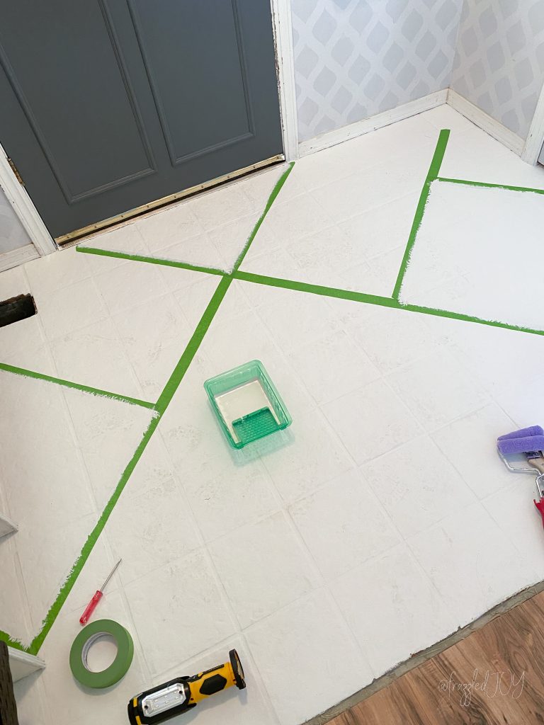 Painting a floor