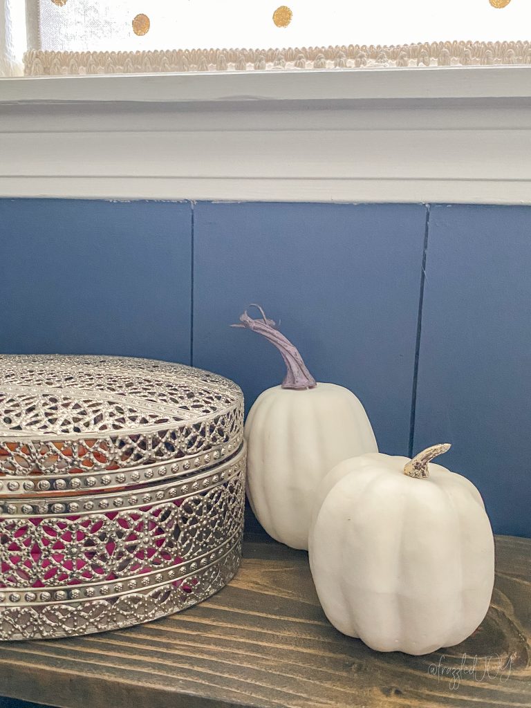 White pumpkins