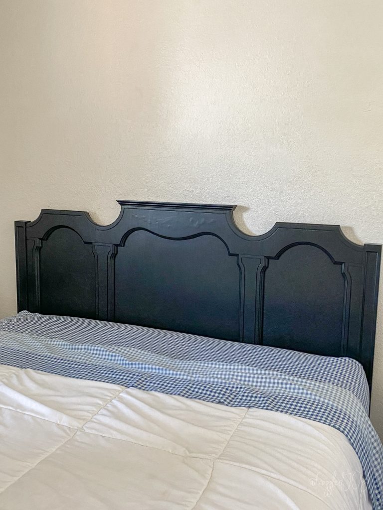 Headboard after makeover